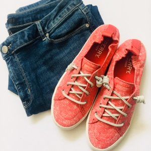 Women's Sperry Top Sider Pink sneaker NEW size 7M